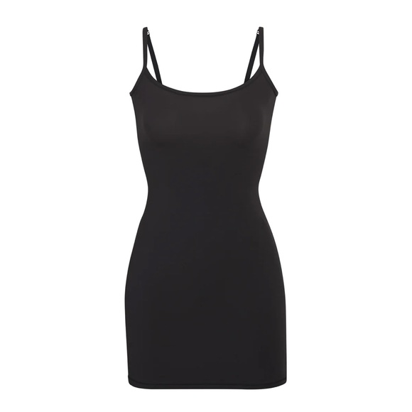 SKIMS Slip Dress | Black | Size S - Picture 3 of 6